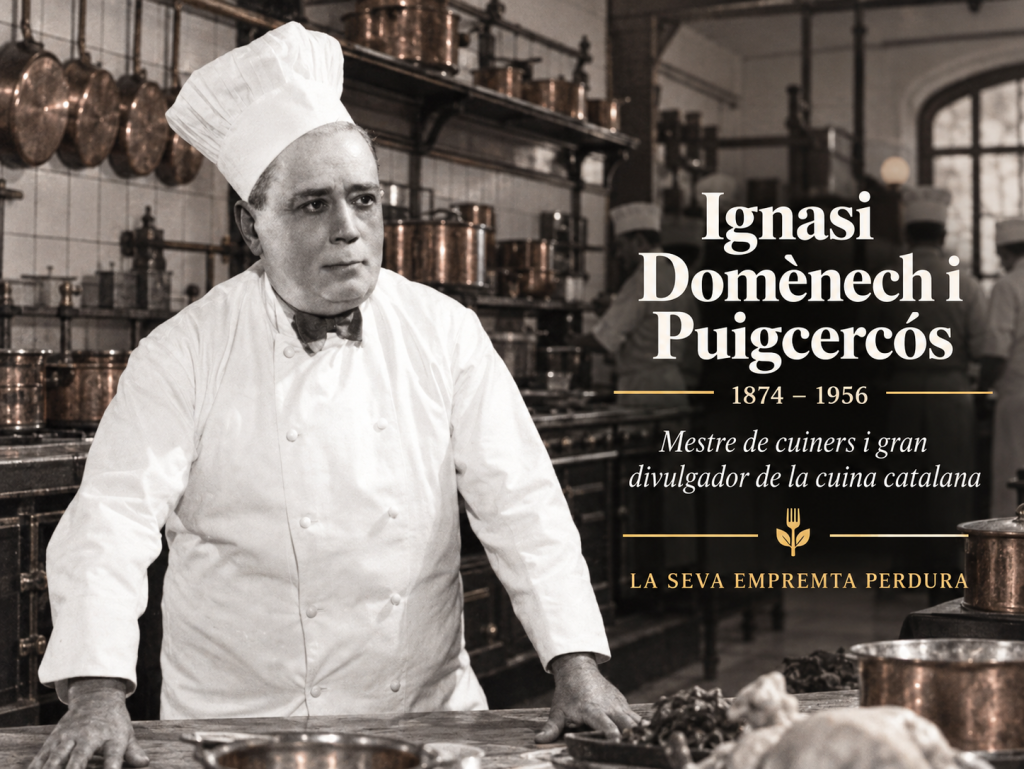 Els cuiners que han deixat empremta - Ignasi Domènech i Puigcercós (1874-1956)
